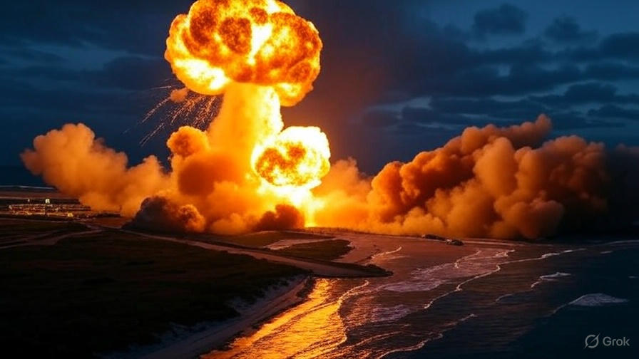 SpaceX Rocket Explosion 2025