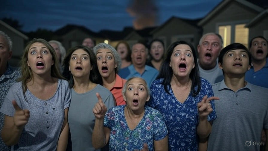 Cameron County residents reacting to the SpaceX Rocket Explosion 2025.