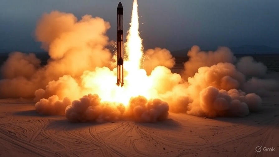 Timeline showing the SpaceX Rocket Explosion 2025 during the launch test.